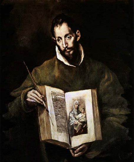 El Greco St Luke Sweden oil painting art